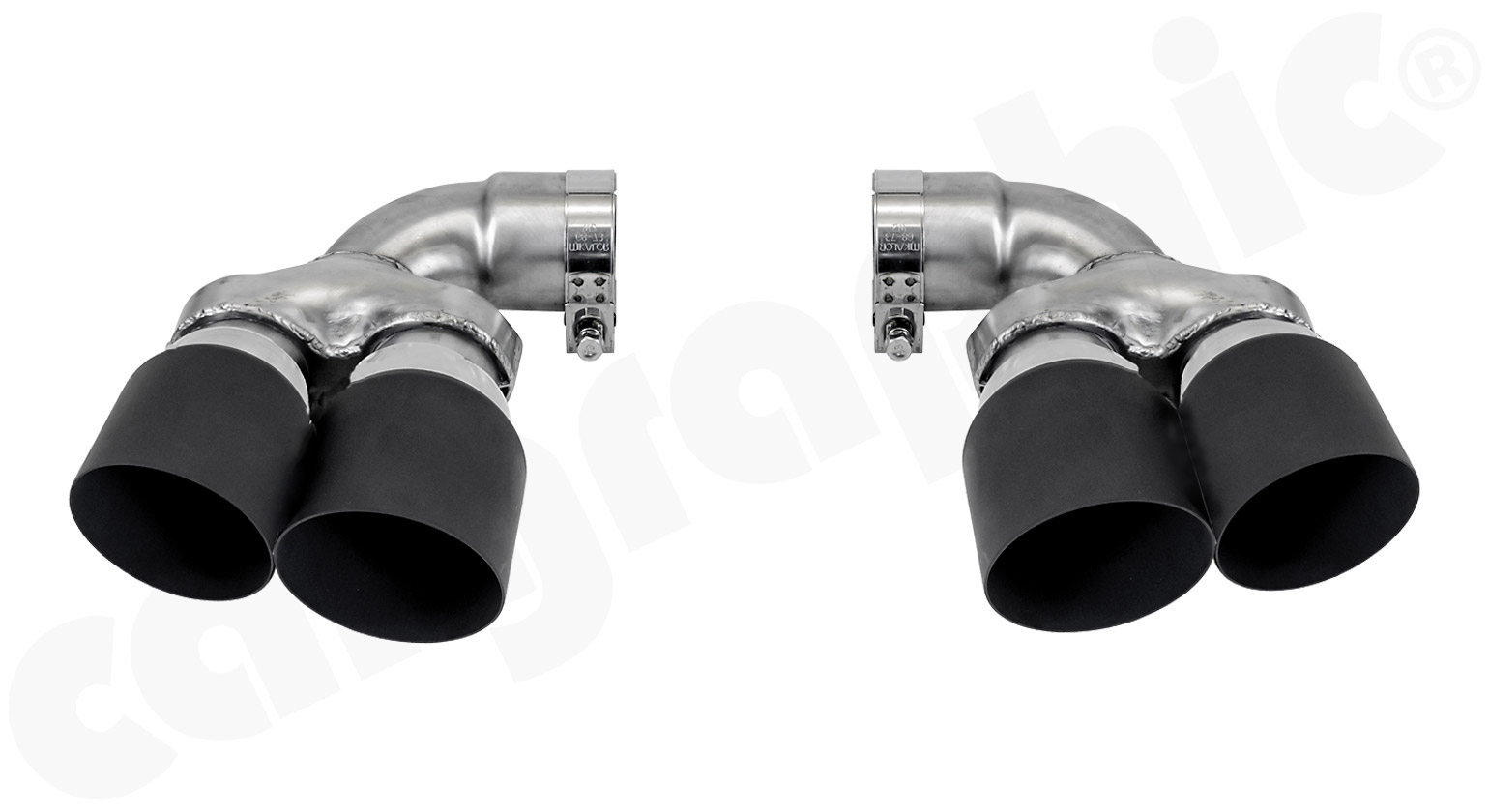 Cargraphic Endrohrsatz BMW 5er G30 G31 Diesel 4x89mm Gewichtsoptimiert Thermopaint