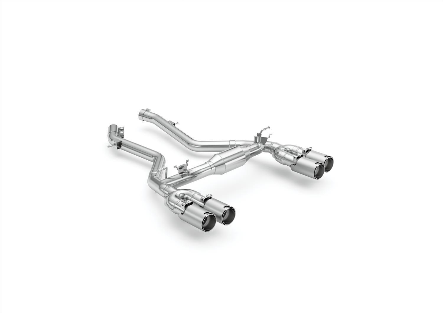 Eisenmann Endschalldämpfer für BMW M4 F82 + Competition 4x90mm