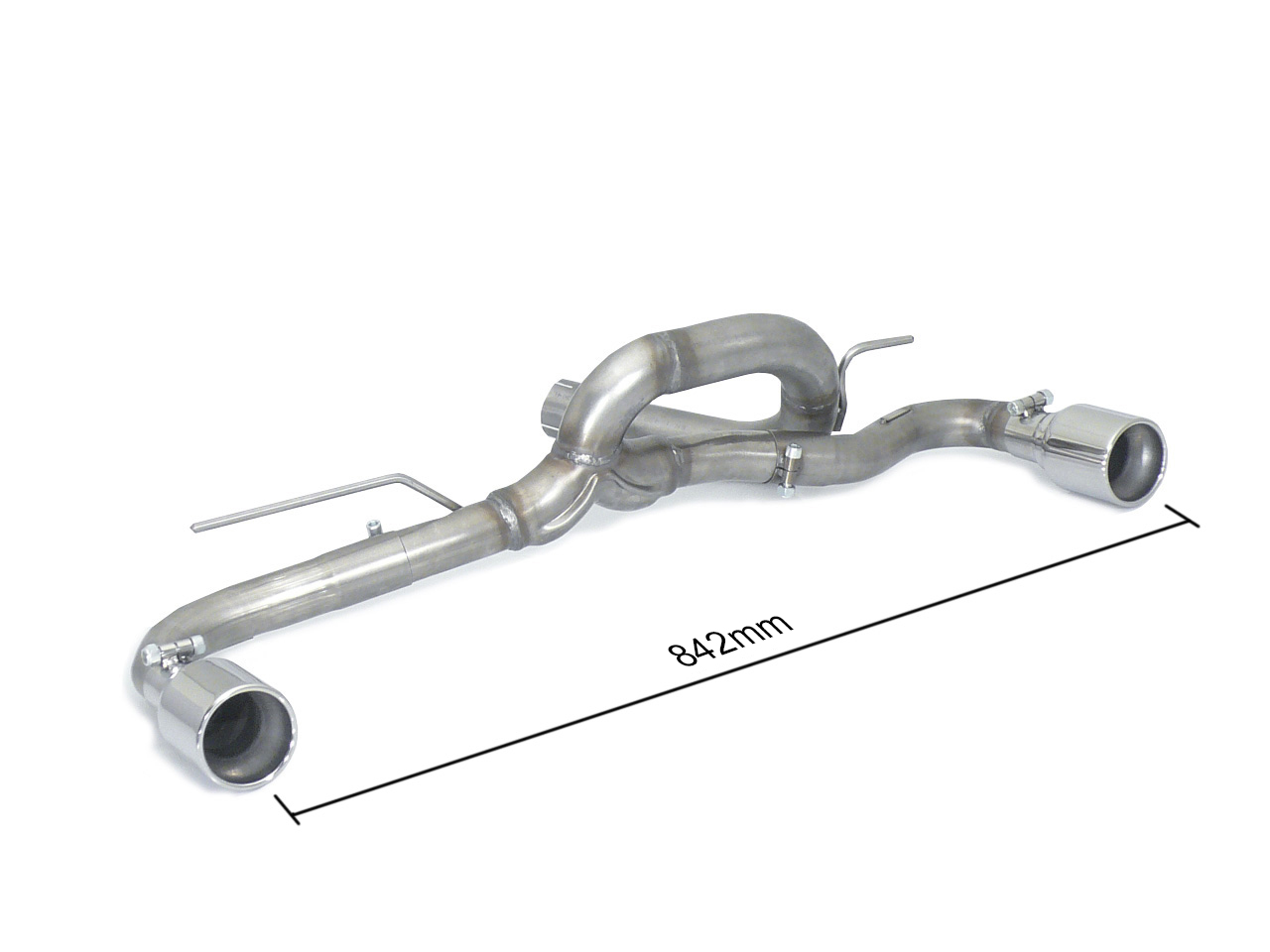 Endrohr-Set BMW 1er F20 F21 2x90mm rund rechts/links | Ragazzon