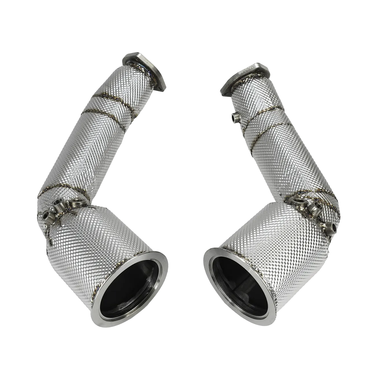 Bull-X Downpipes Audi RS6/RS7 C8/4K 4.0 TFSI quattro 600PS - inkl. 100 Zellen Sportkat (ohne Betriebserlaubnis)