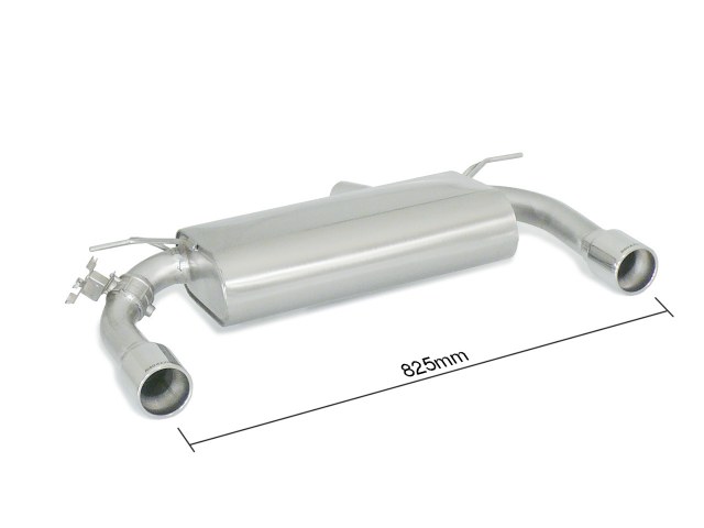Sportauspuff BMW 428i F32 F33 2x90mm mit Klappe ECE | Ragazzon