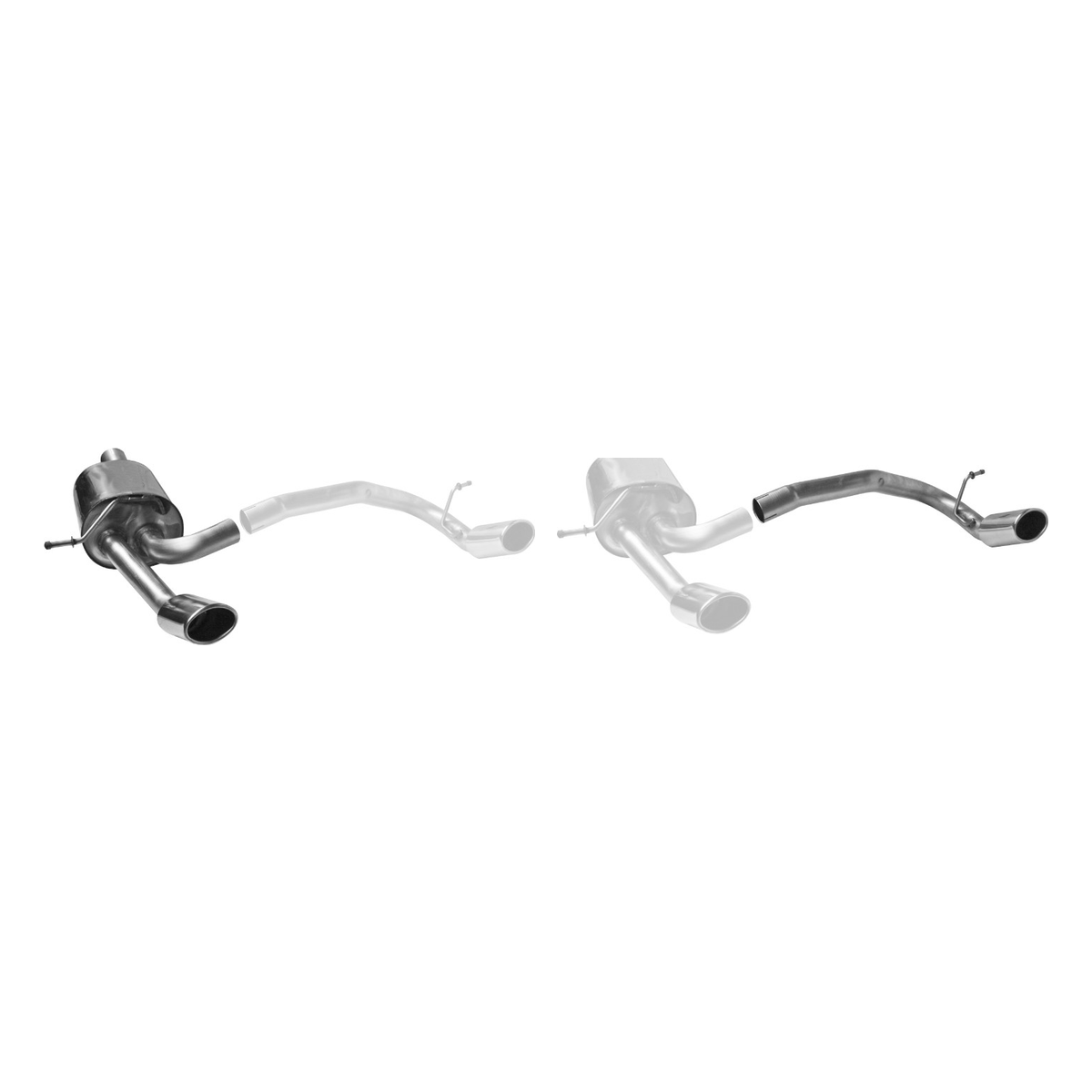 Bastuck Endschalldämpfer Twin – Renault Clio 4 Clio 4 Diesel