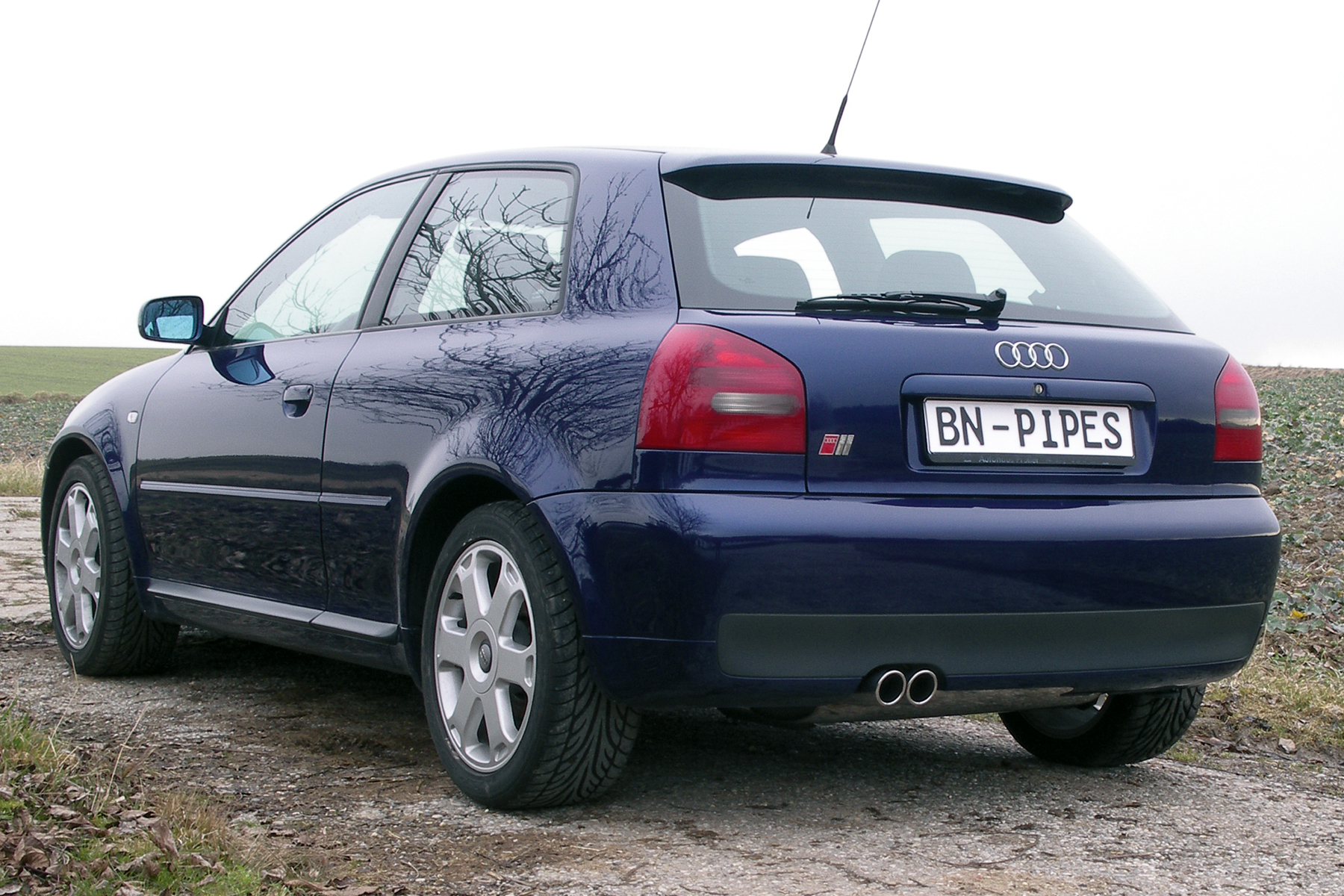BN-Pipes Sportauspuff Audi S3 8L Quattro Edelstahl mit ABE