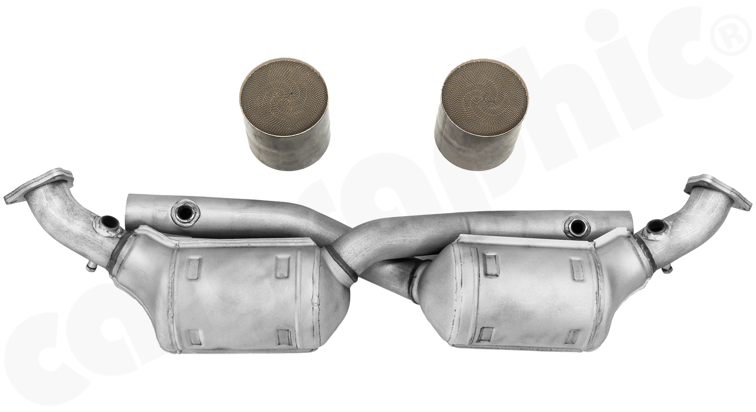 Cargraphic Sportkatalysatoren Porsche 996.2 Carrera 2/4 3,6l OBD2