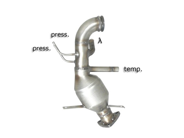 Downpipe + DPF-Ersatzrohr Set Chevrolet Captiva 2.2D | Ragazzon