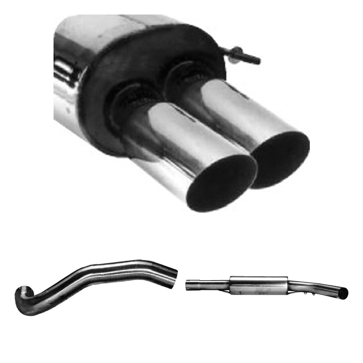 Bastuck Komplettanlage – Volkswagen Polo 6N Polo 6N (Bj. 1994-2001)