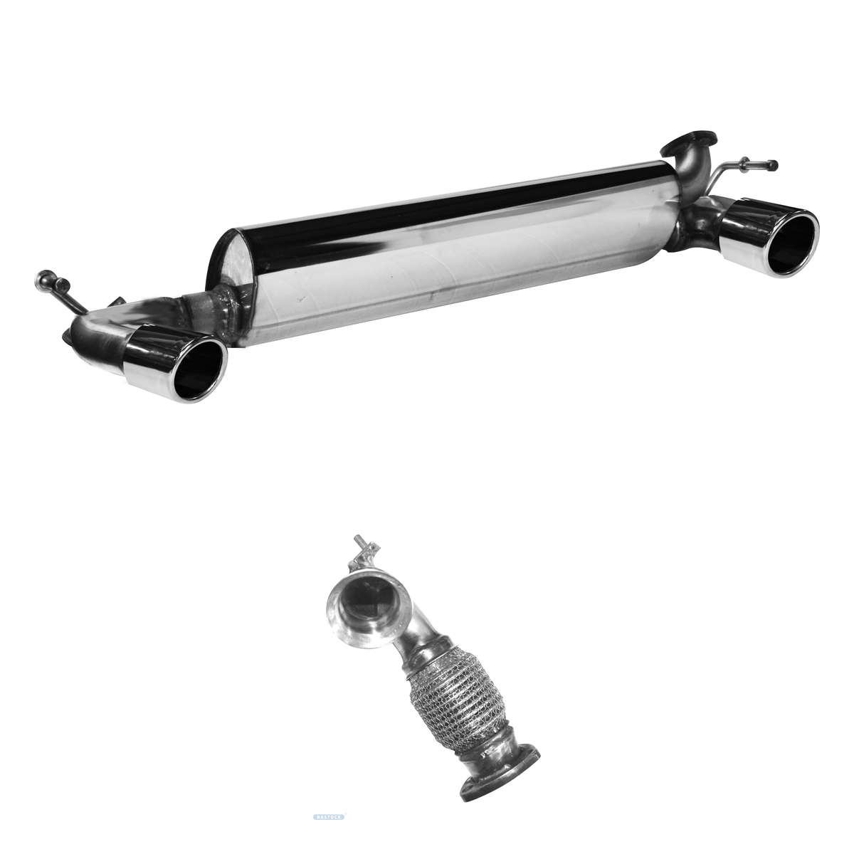 Bastuck Endschalldämpfer Twin – Renault Twingo 3 Twingo 3