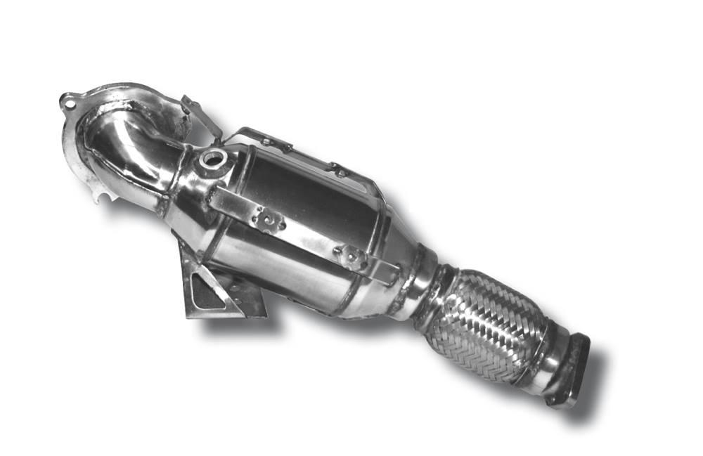 HJS Downpipe ECE 70mm 200 cpsi Ford Fiesta ST MK III JA8 134kW