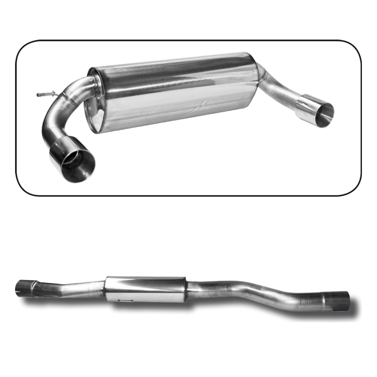 Bastuck Komplettanlage Twin – BMW 2er F22 Coupé 2er F22 2.0l Turbo