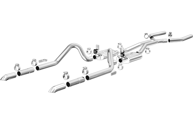 Magnaflow Schalldämpfer Anlage Ford Mustang 2,8 3,3 4,3 4,7 65-66