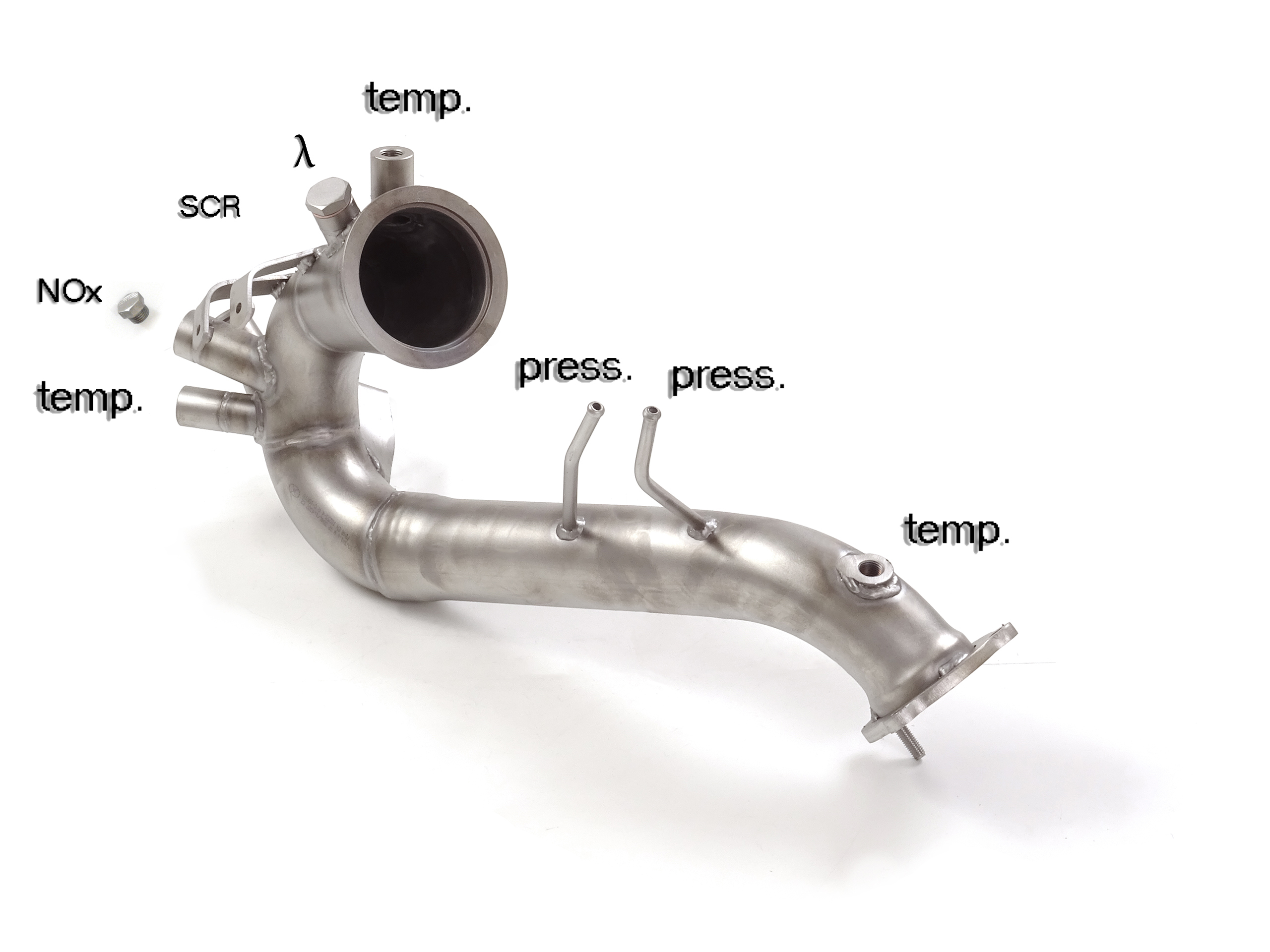 Downpipe + DPF-Ersatzrohr Set Audi A5 3.0 TDI B9 | Ragazzon