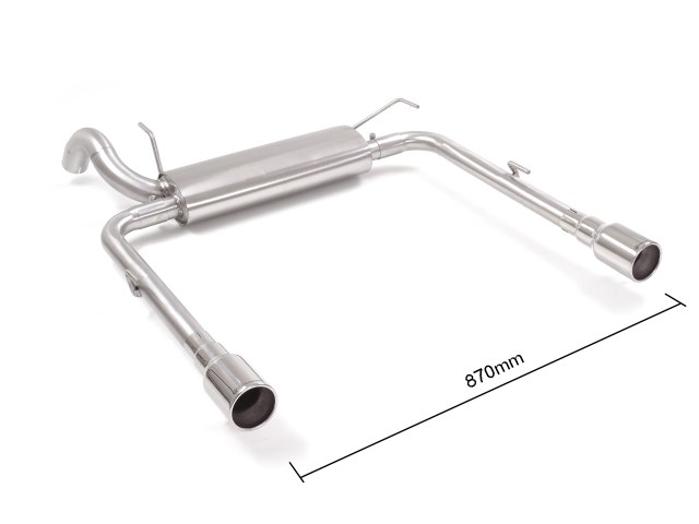 Sportauspuff Fiat Tipo 1.4 TJET 2x90mm rund ECE | Ragazzon