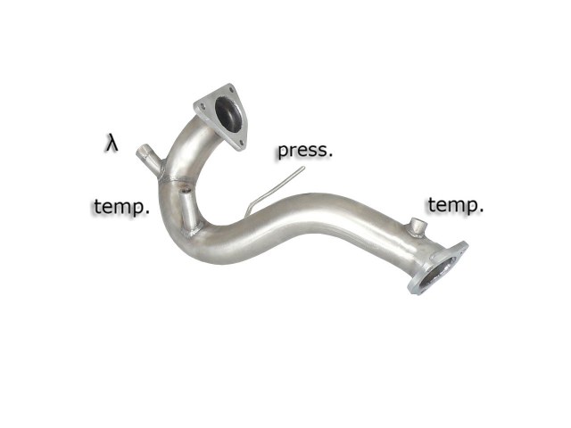 Downpipe + DPF-Ersatzrohr Set Audi A4 3.0 TDI B8 | Ragazzon