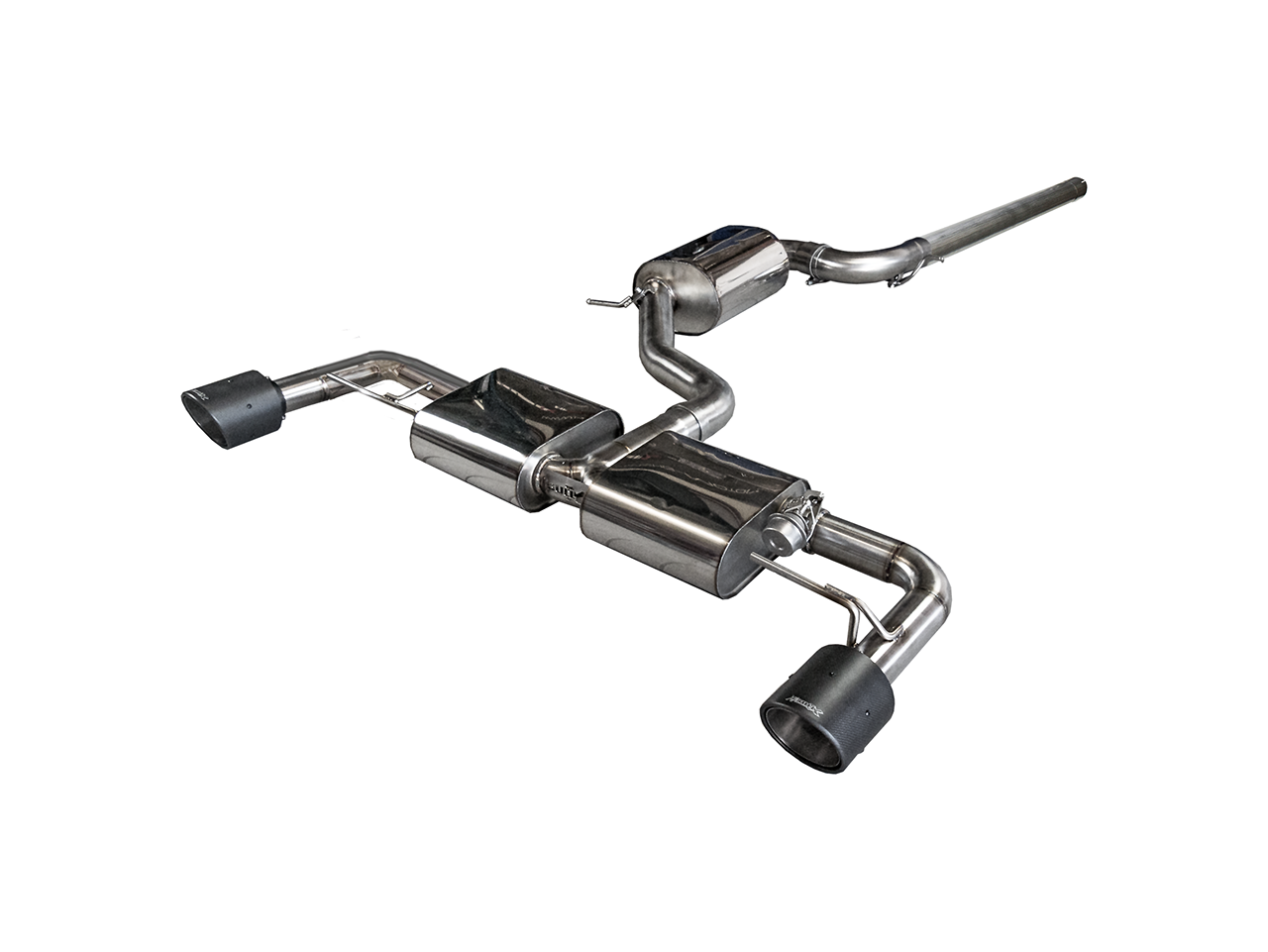 EGO-X Abgasanlage 3" VW Golf 6 GTI/ ED35, Scirocco 2.0 TSI (mit ECE*) - Bull-X Valved (MAG)