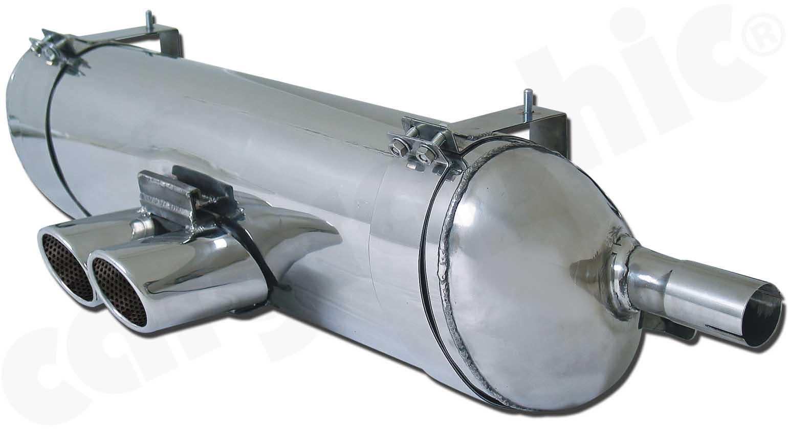CARGRAPHIC Endschalldämpfer für Porsche 986 Boxster 2,5L