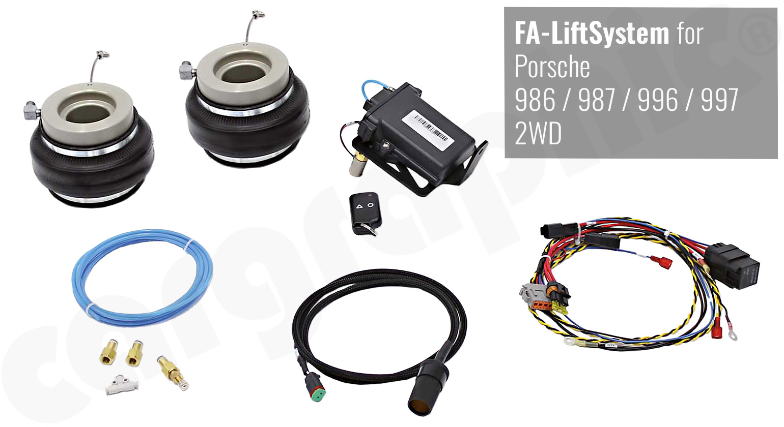 Cargraphic VA-LiftSystem Evolution Upgrade-Kit Porsche 986/987/996/997 (2WD)