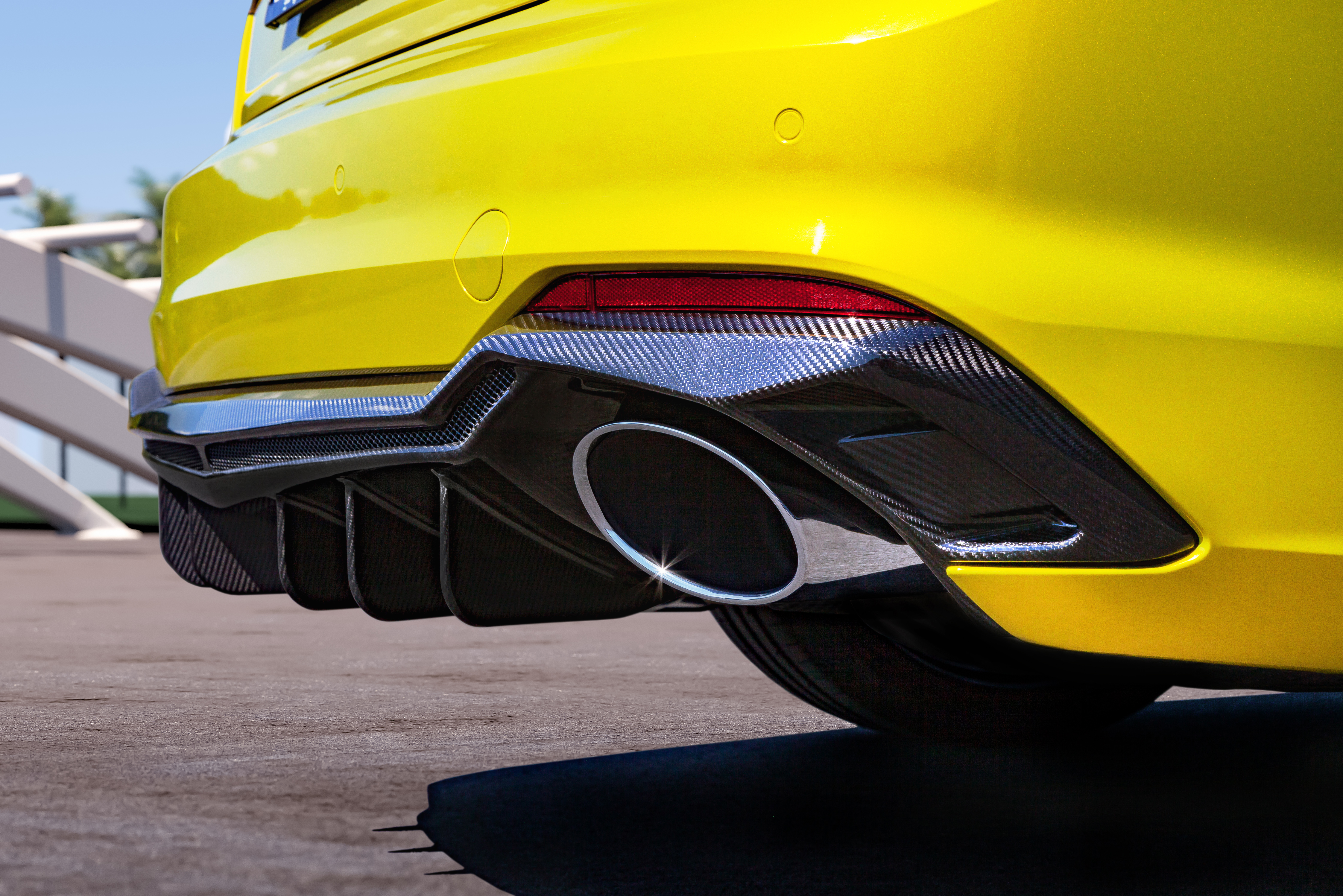 Capristo Heckdiffusor aus Vollcarbon für Audi RS5 F5 – Vor-Facelift (glanz)