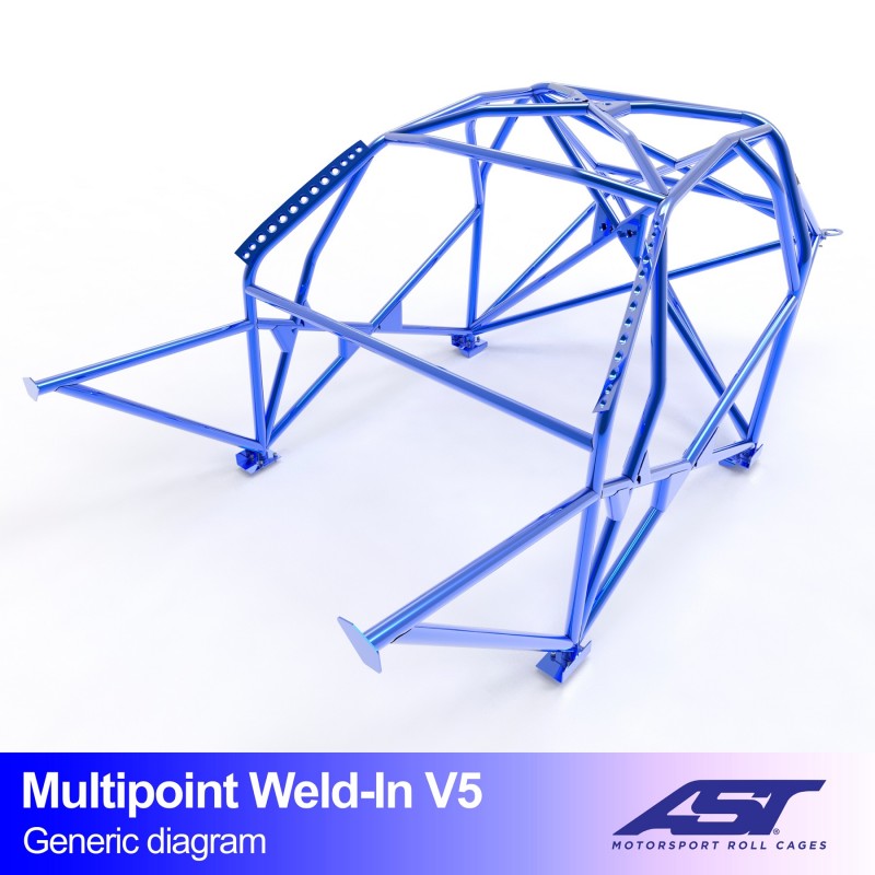 Kafig  AUDI TT (8N) 3-door Coupe Quattro MULTIPOINT WELD IN V5
