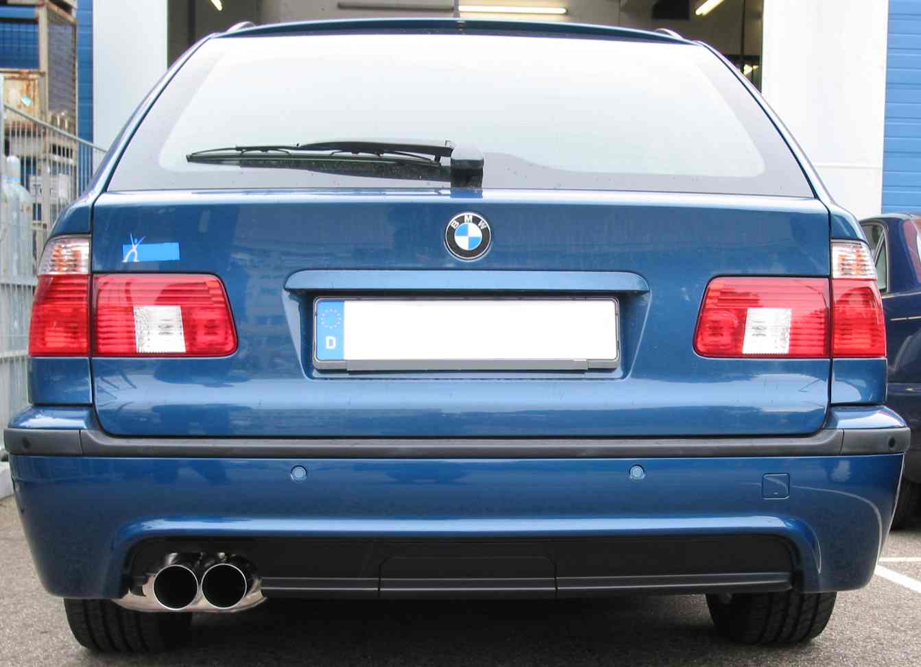 Eisenmann Endschalldämpfer für BMW E39 Touring 530i 2x76mm