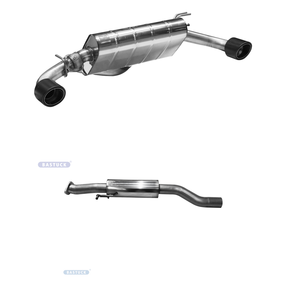 Bastuck Komplettanlage Twin – Toyota GR Yaris GR Yaris Facelift ab 2024