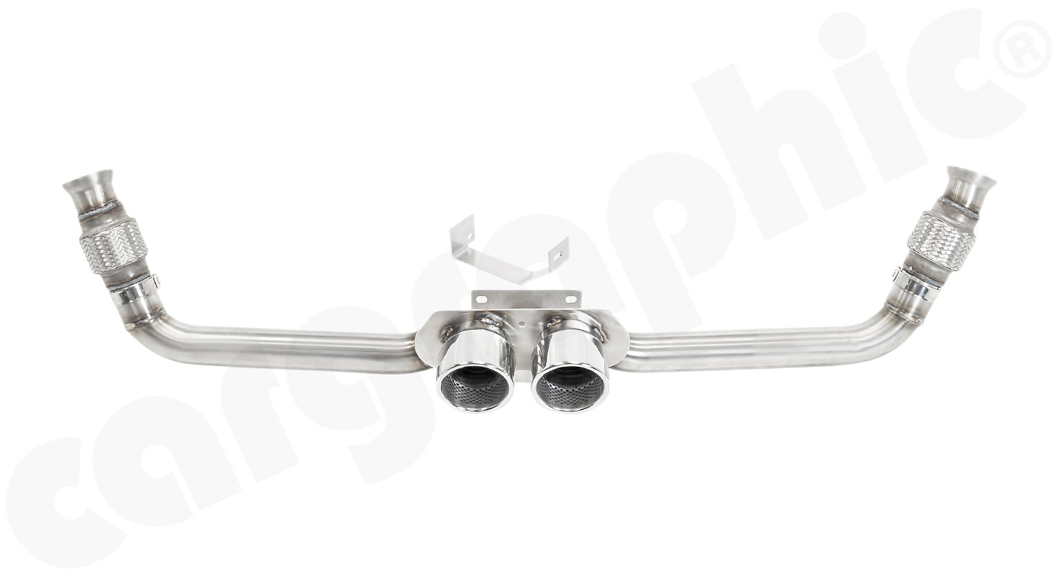 CARGRAPHIC Endrohrumbausatz GT3-Look für Porsche 997 Carrera 2/4 3,6L 3,8L