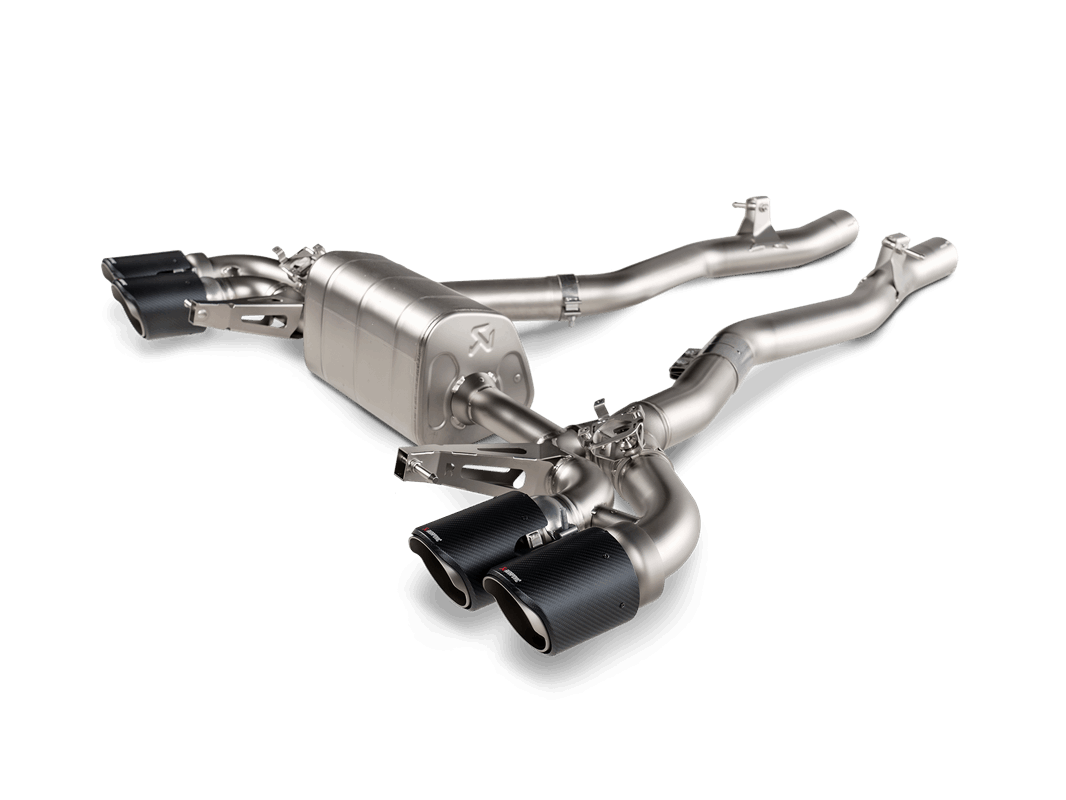 Akrapovic Slip-On Line Titan Abgasanlage | BMW M8 / M8 Competition F91 F92 | OPF | Carbon Endrohre