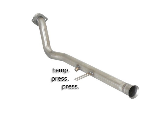 Downpipe + DPF-Ersatzrohr Set Lancia Phedra 2.0 JTD | Ragazzon