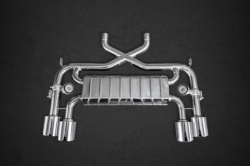Capristo Abgasanlage Jaguar F-Type V8 AWD 250 Zellen OEM Aktuatoren