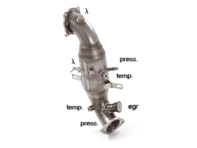 Downpipe + OPF-Ersatzrohr Set Alfa Romeo Giulia 2.0 Turbo Q4 | Ragazzon