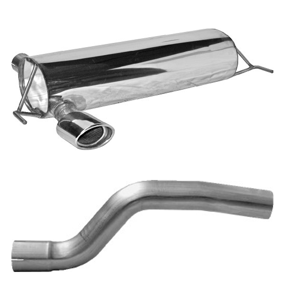 Bastuck Endschalldämpfer Single – Opel Corsa Corsa D GSI