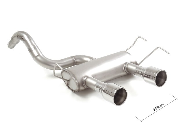 Sportauspuff Abarth 500 595 1.4TJET 2x102mm ECE | Ragazzon