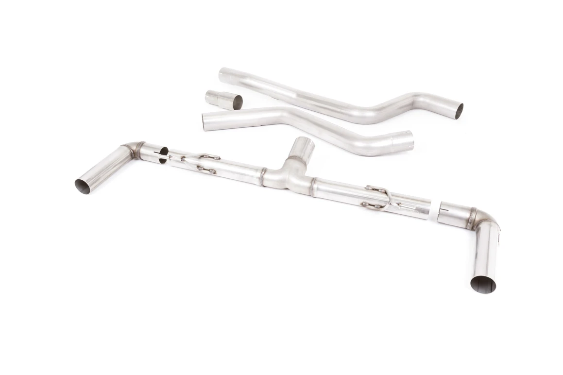 Milltek Renn-Auspuffanlage passend für Ford Focus MK4 ST 2.3 - carbon Endrohre