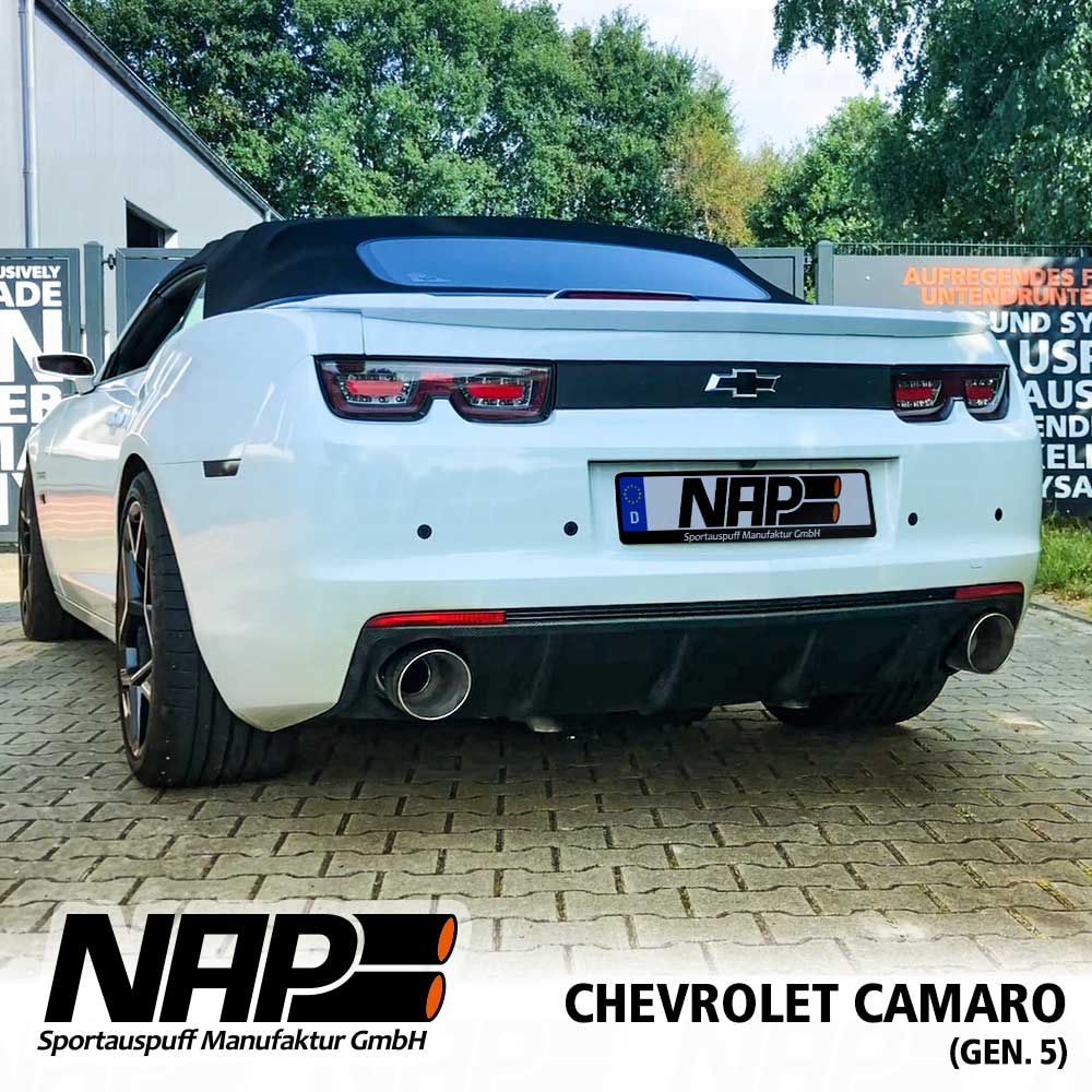 NAP Klappenauspuff passend für Chevrolet Camaro (Gen. 5)