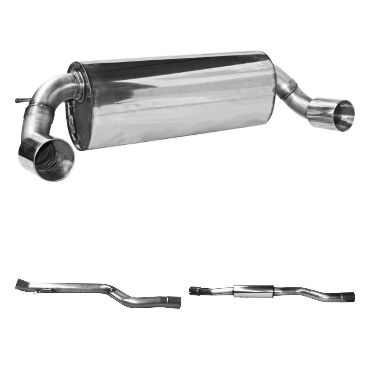 Bastuck Komplettanlage Twin – BMW 1er F20/F21 (inkl. M135i / M140i) 1er F20/F21 2.0l Turbo Facelift LCI ab 07/2016