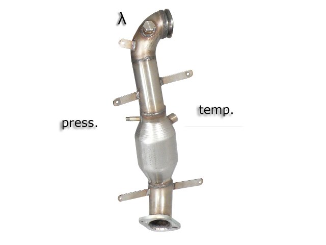 Downpipe + DPF-Ersatzrohr Set Alfa Romeo Giulietta 1.6 JTDm2 | Ragazzon
