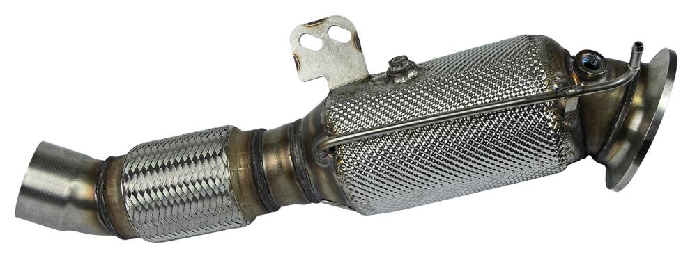 HJS Downpipe ECE 89/80mm 300 cpsi BMW M140i 440i B58 F20 F32