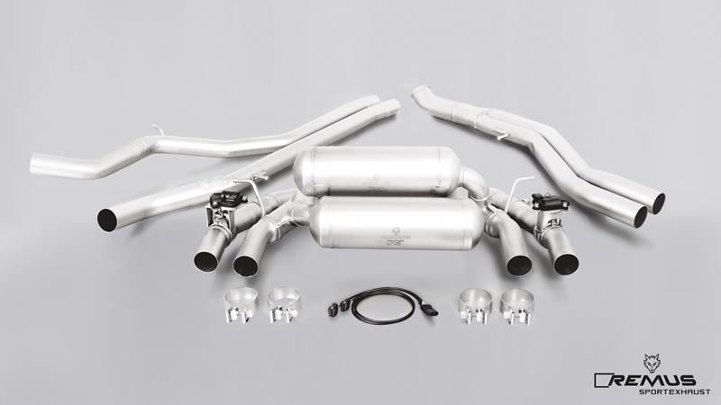 Remus Klappen-Sportauspuff Cat-Back inkl. EG für BMW M2 F87 272 kW