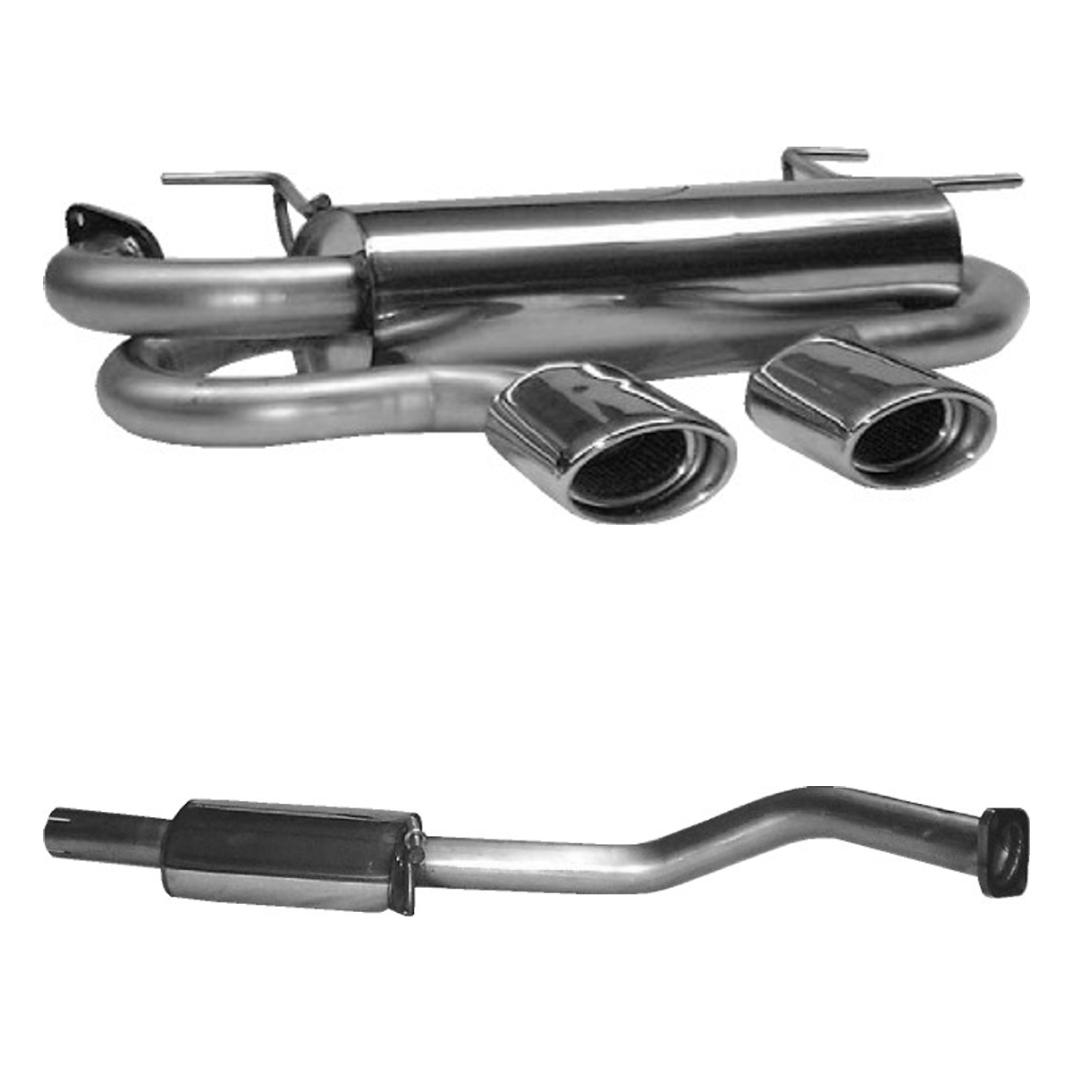 Bastuck Komplettanlage Central – Mazda MX5 MX5 Typ NB (Bj. 1998-2005)